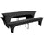 Three Piece Slipcover for Beer Table/Benches Stretch Anthracite