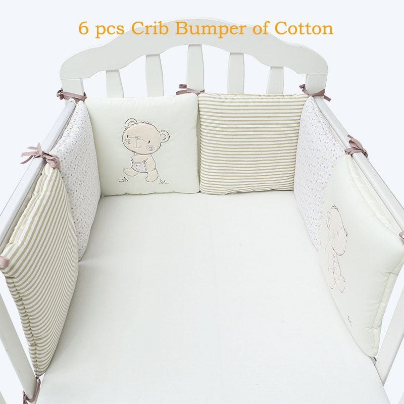 Pcs/Set Children's Cot Bumper Baby Head Protector Baby Bed