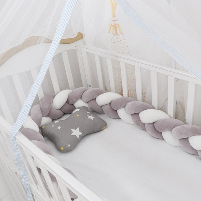 1M/2M/3M/4M Baby Bumper Crib Cot Protector Infant Bebe Bedding Set