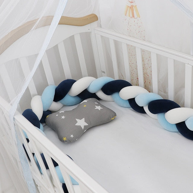 1M/2M/3M/4M Baby Bumper Crib Cot Protector Infant Bebe Bedding Set
