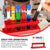 1 Set Plastic Test Tubes With Storage Rack Scientific Experiment Accessories (Test Tube Rack +16*150 Plug (Plug Color Is Random)