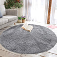 Bubble Kiss Round Fluffy Rugs Carpets For Living Room Plush Rug Bedroom Fur Long Pile Carpet Floor Mat Soft Shaggy Rugs Home Mat