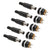 10Pcs (5Pair) 12V 3A 5.5x2.1mm DC Power Male Plugs Connector DC Power Socket Female Jack Screw Nut Panel Mount Adapter 5.5*2.1mm