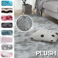 Living Room Carpet Decoration Nordic Fluffy Soft Large Size Rugs Bright Color Anti Slip Pink Carpet