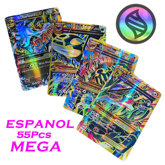 Spanish Pokemon Cards Vstar Vmax  Pokemon Letters Spanish Rainbow